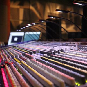 sound mixer desk